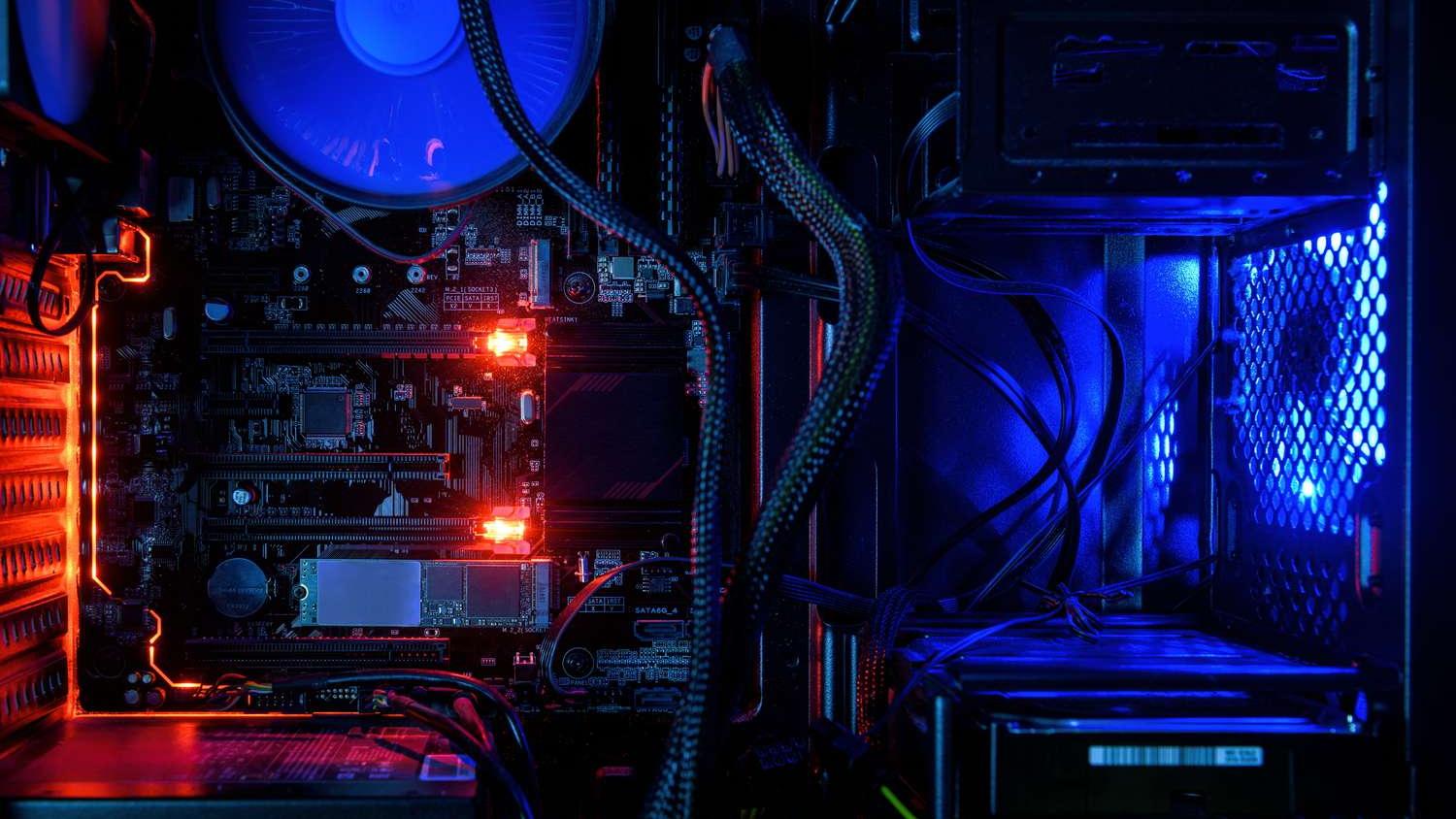 What is Yellow light on Motherboard?