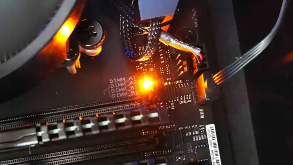 Asus Motherboard Yellow Light Not Working